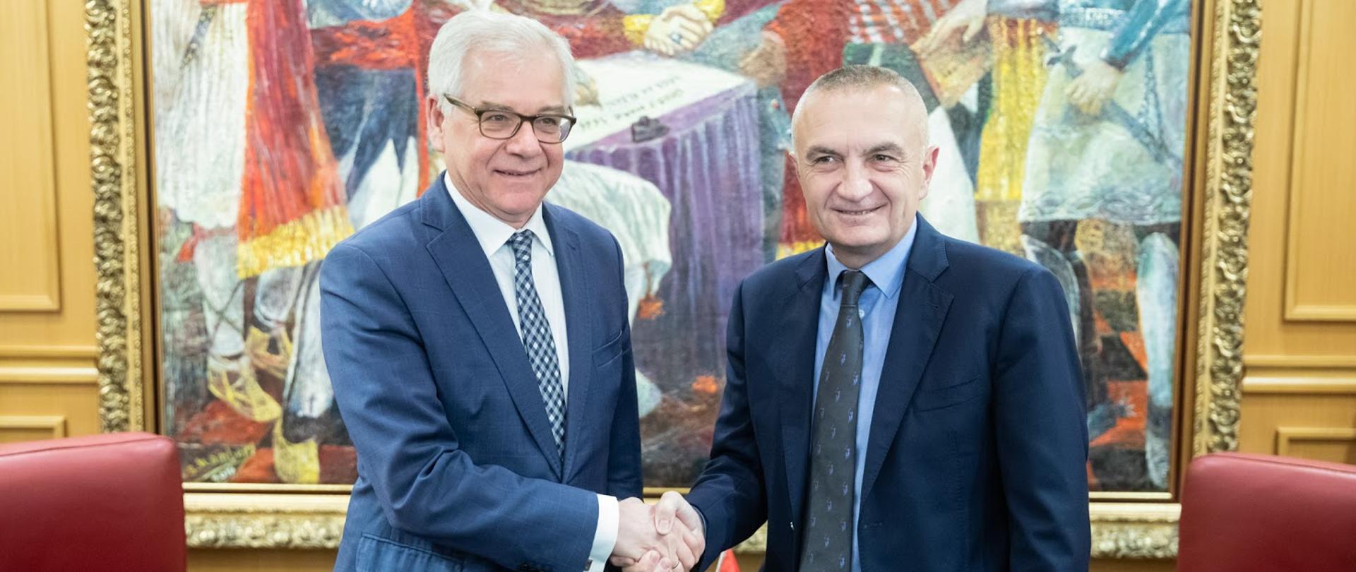 Minister Czaputowicz visits Tirana 