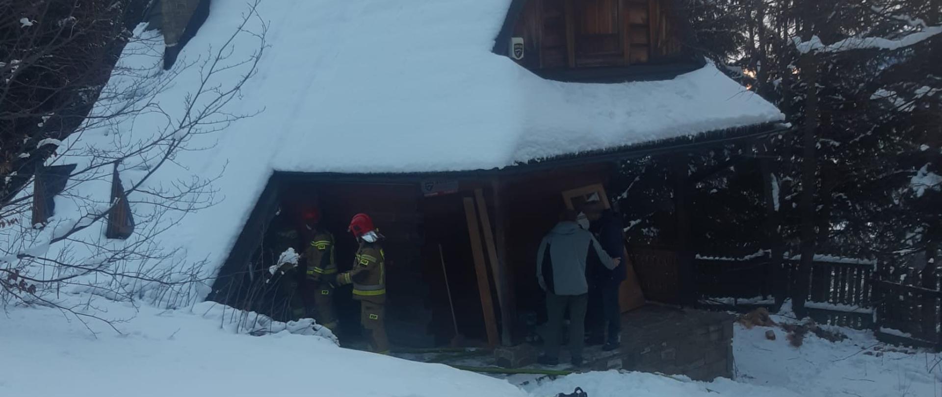 Kościelisko – pożar w budynku letniskowym