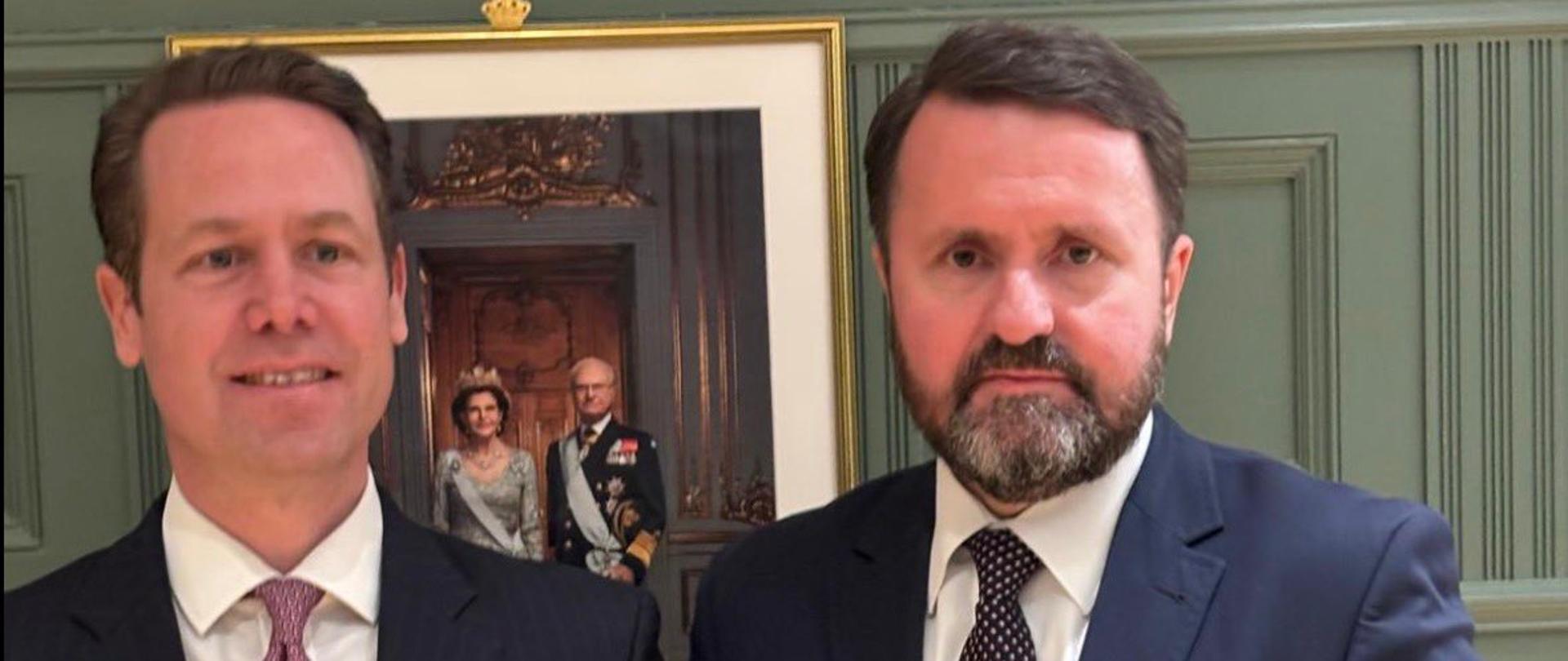 Minister Robert Kupiecki in Stockholm