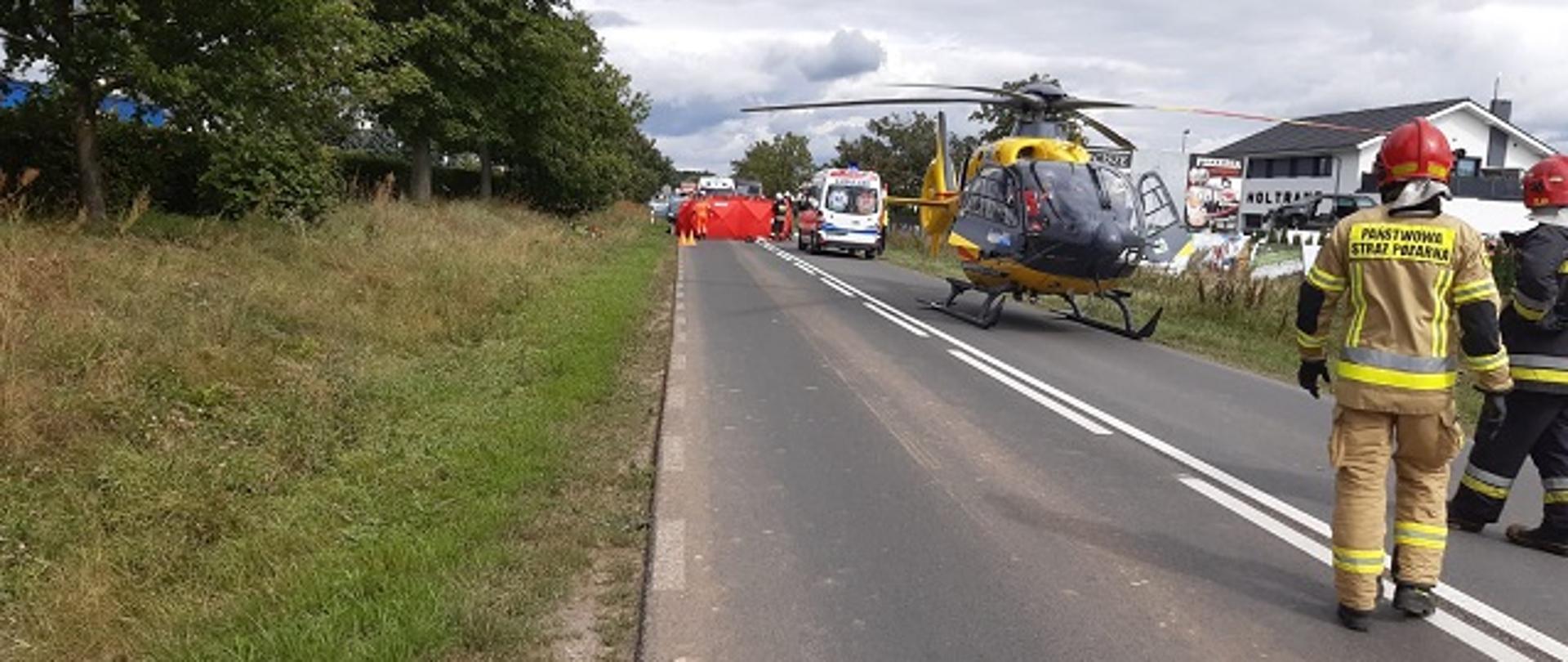 Śmiertelny wypadek na drodze Blękwit-Klukowo 
