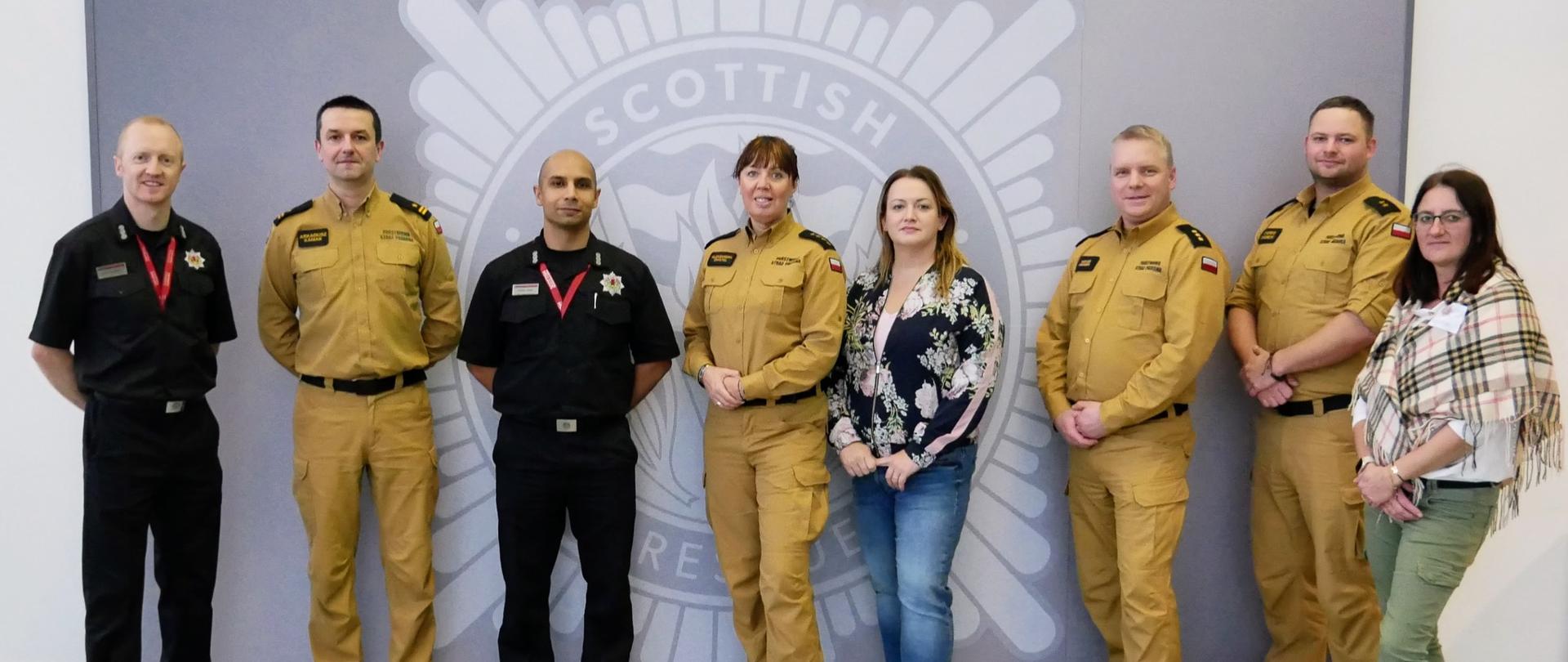 Wymiana doświadczeń z angielskimi i szkockimi strażakami w zakresie działań prewencyjnych
