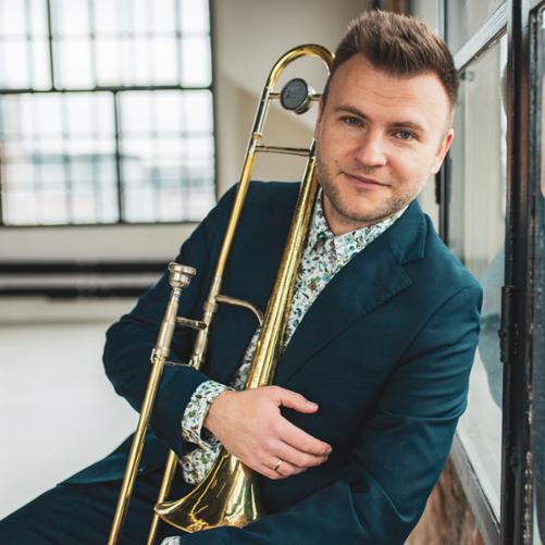 dr Bartosz Pernal (puzon jazzowy) Akademia Muzyczna im Karola Lipińskiego we Wrocławiu