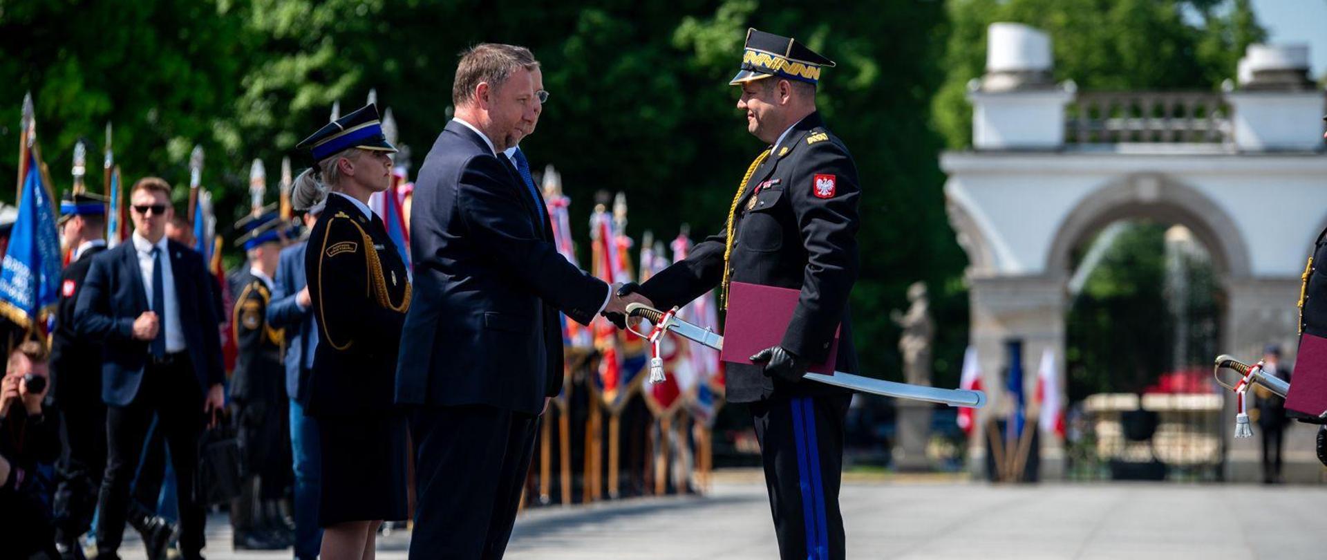 4 maja 2024 r. - uroczystość Centralnych Obchodów Dnia Strażaka