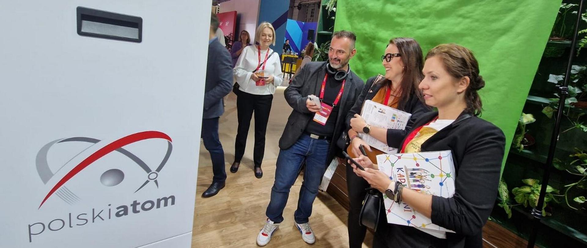 Stoisko informacyjne Polski Atom na kongresie Impact’24 w Poznaniu