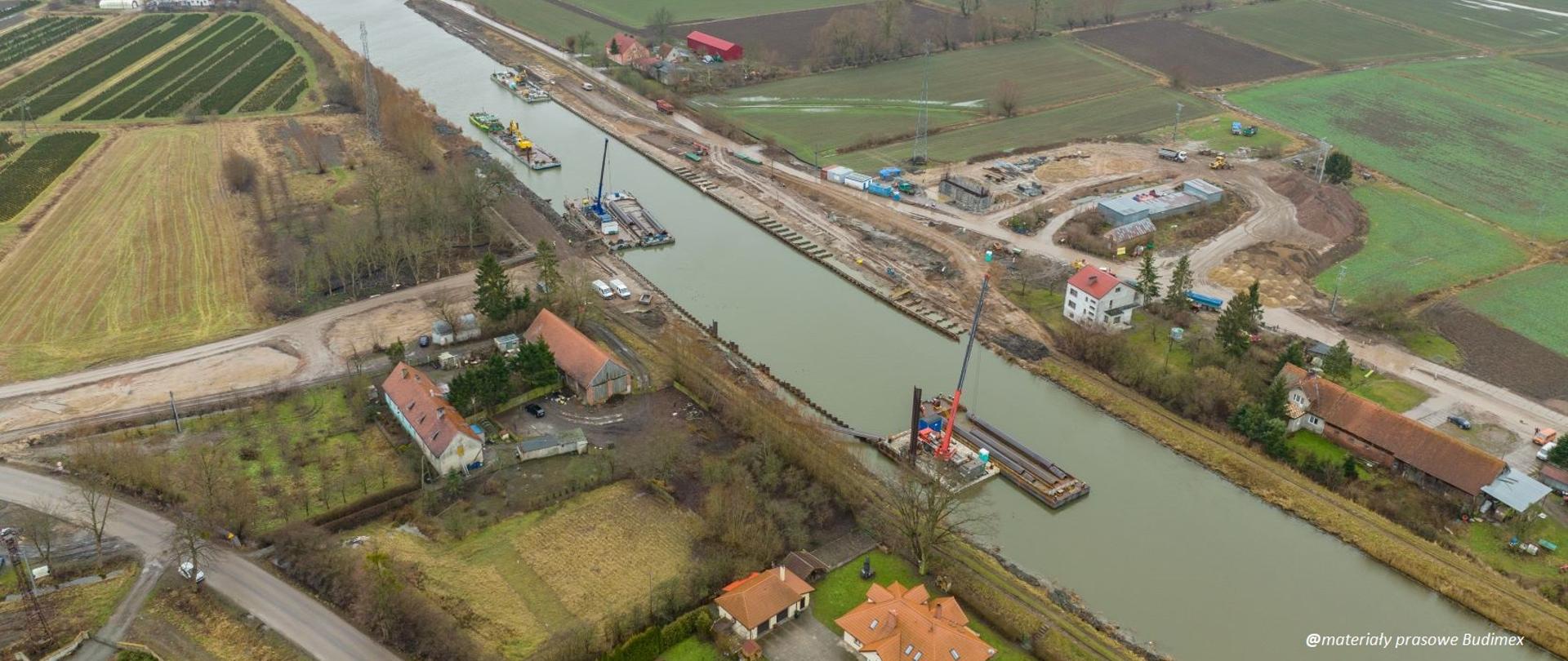 II etap budowy drogi wodnej łączącej Zalew Wiślany z Zatoką Gdańską - @materiały prasowe Budimex 
