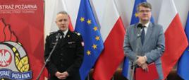 Konferencja prasowa dotycząca inwentaryzacji budynków