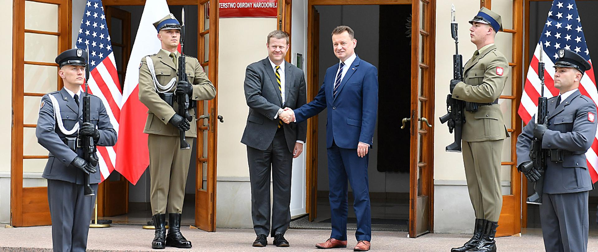 Szef MON i Ryan McCarthy, Sekretarz Sił Lądowych Stanów Zjednoczonych.