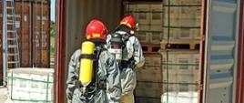 Działania chemiczne strażaków