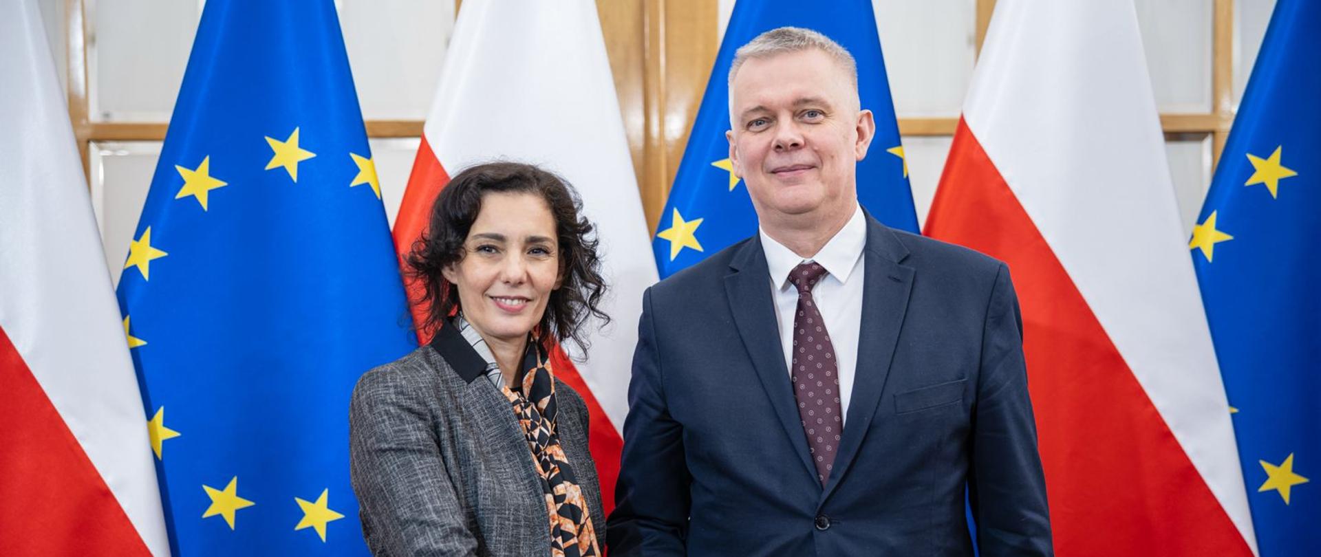 Rozmowa szefa MSWiA z komisarz UE ds. równości, gotowości i zarządzania kryzysowego