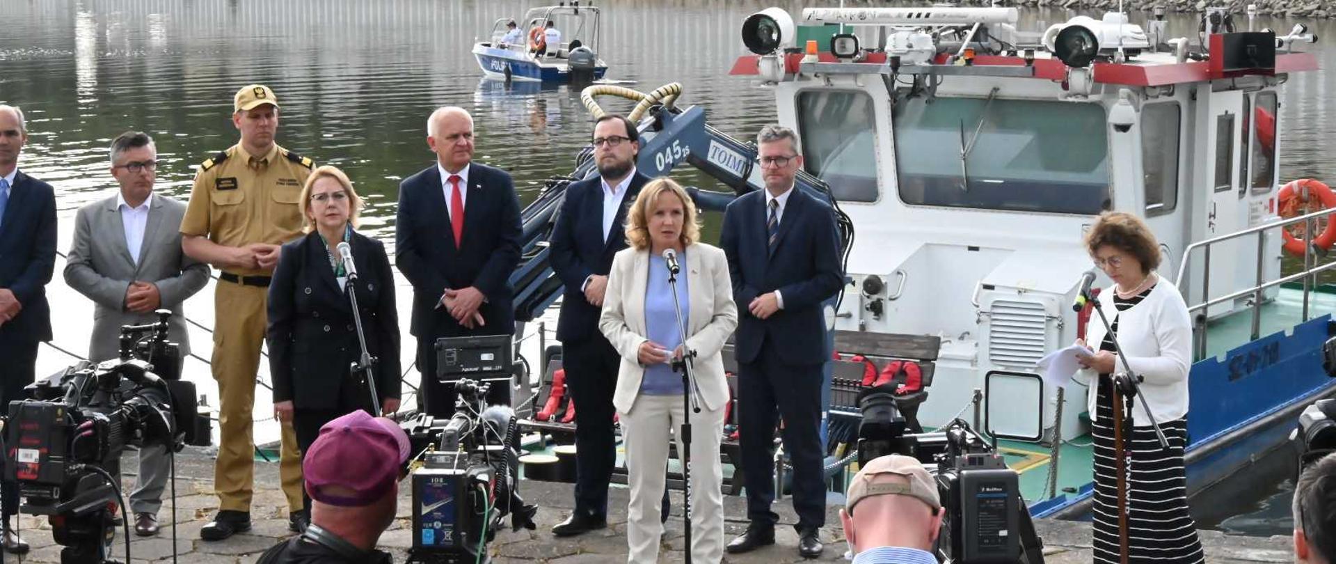 Słubice. Spotkanie ministrów środowiska w sprawie Odry