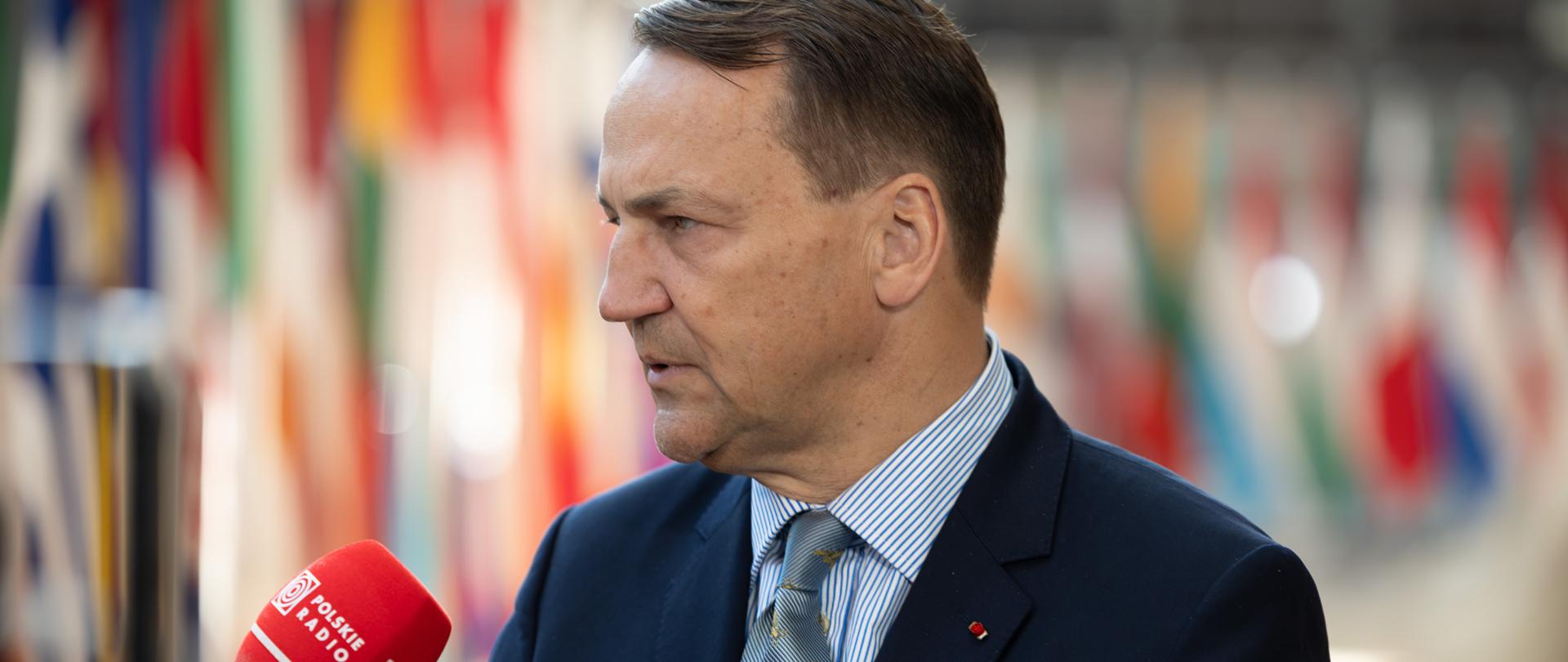 Deputy Prime Minister Radosław Sikorski at Foreign Affairs Council (FAC)