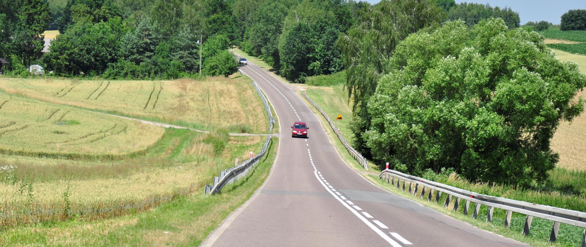DK74 na odcinku Gorajec - Szczebrzeszyn