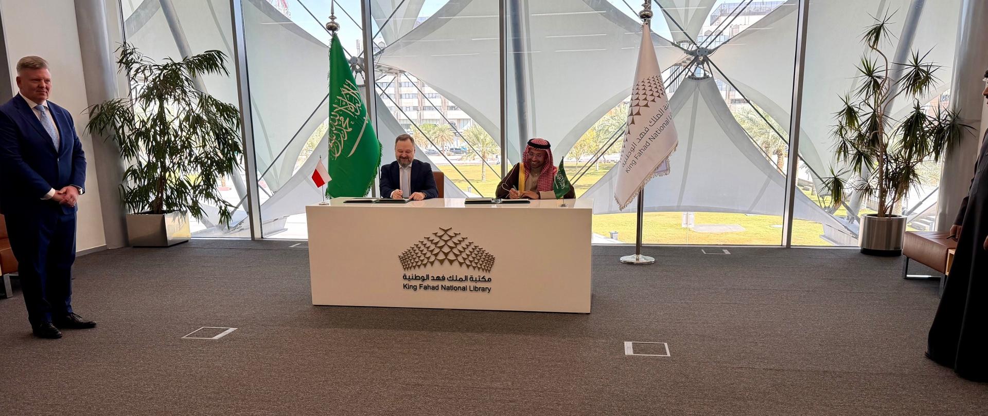 Podpisanie_Mou_przez_Bibliotekę_Narodową_RP_w_Rijadzie