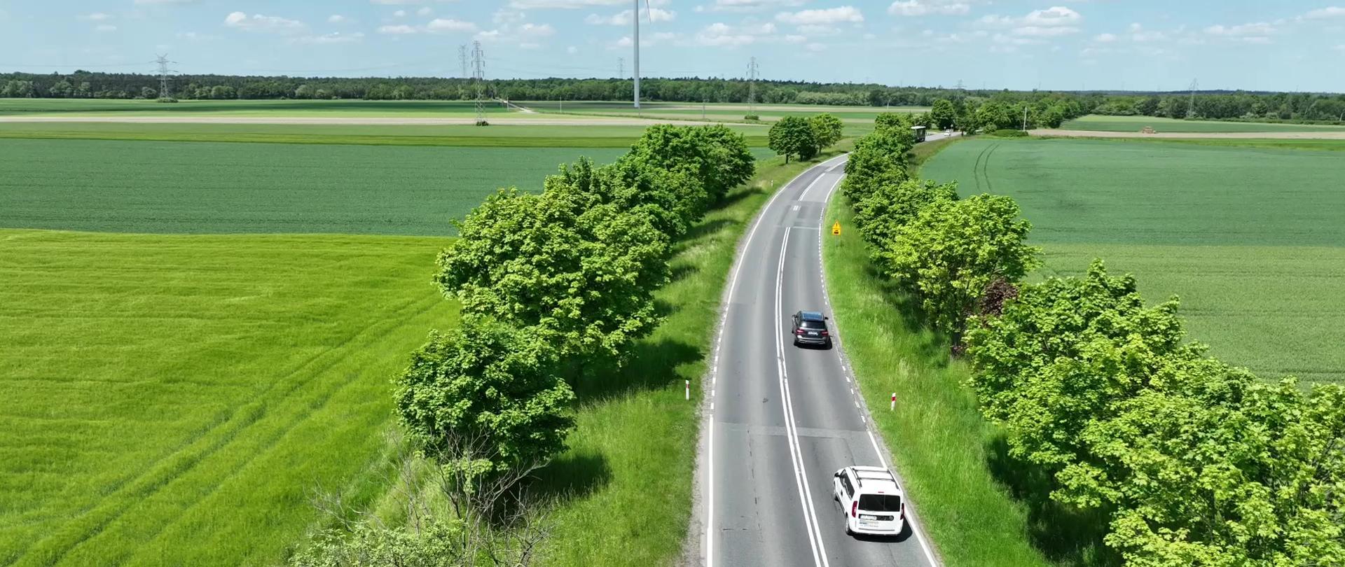 Fragment DK45 na odcinku Krapkowice - Rogów Opolski