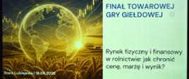 Finał Towarowej Gry Giełdowej w naszej szkole