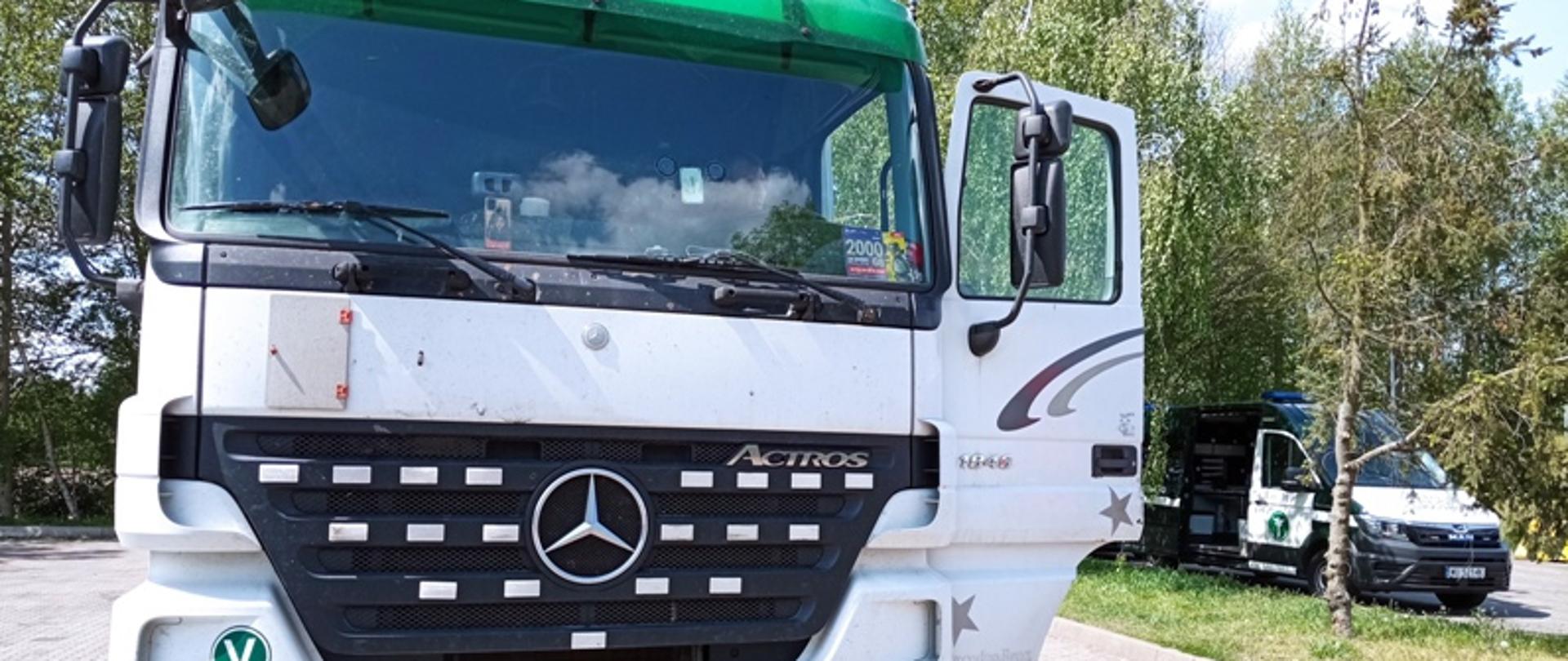 Litewska ciężarówka zatrzymana do kontroli