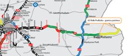 Rusza przetarg na projekt A2 od Białej Podlaskiej do granicy - mapa