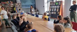 Zajęcia w Gminnej Bibliotece w Żelazkowie