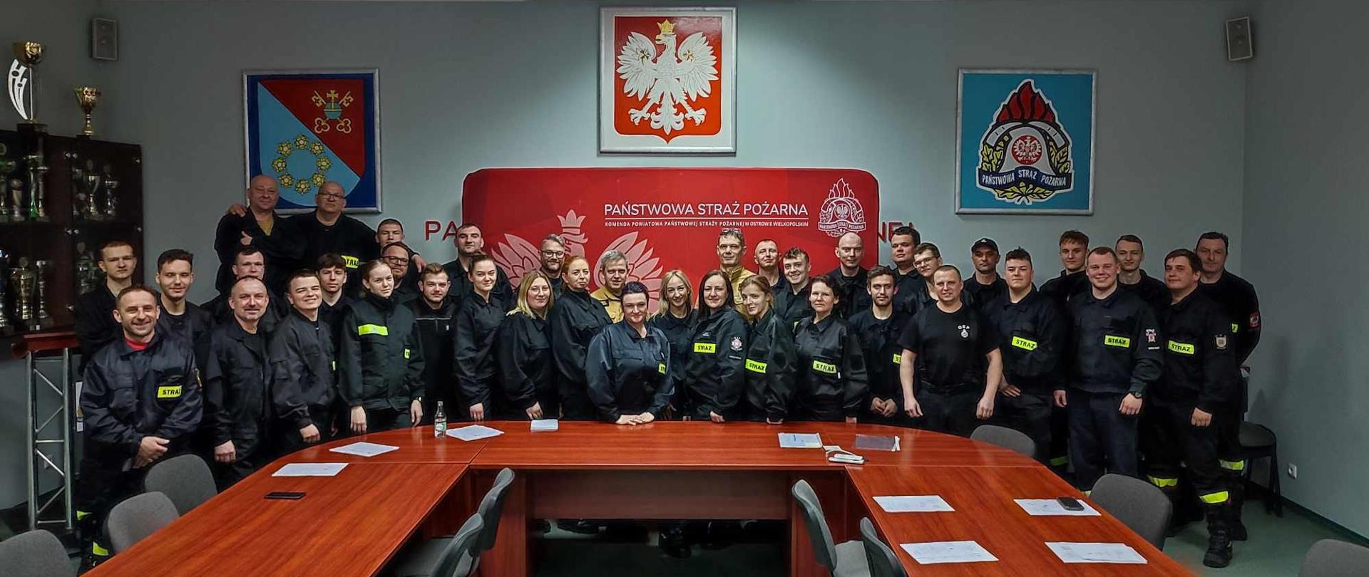 Druhowie po zakończonym egzaminie