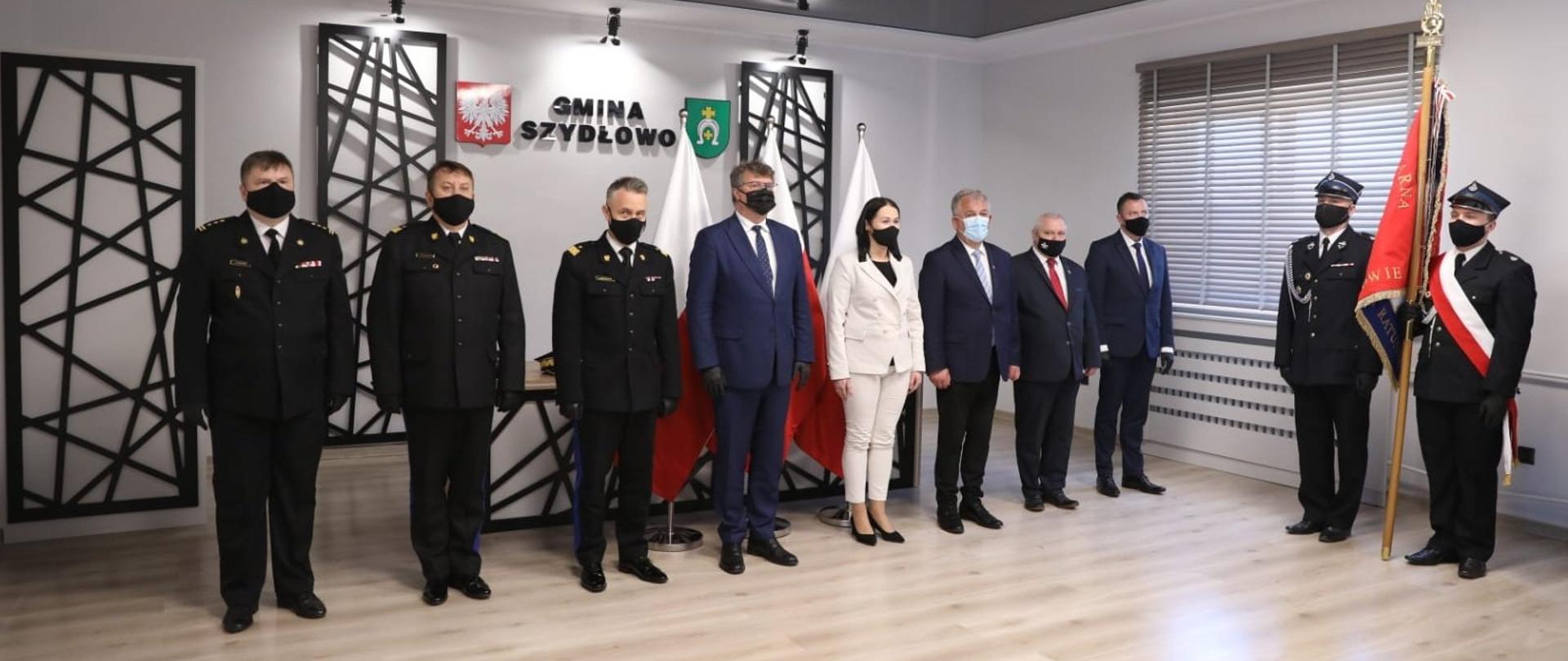 Uroczystość wręczenia aktów włączenia do KSRG i promes dla jednostek OSP w województwie mazowieckim