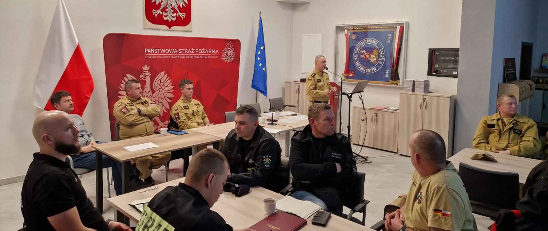 narada operacyjno-szkoleniowa z jednostkami OSP