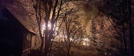 Pożar schroniska Gorczańska Chata