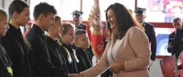 Uroczystość wręczenia promes dla Młodzieżowych Drużyn Pożarniczych