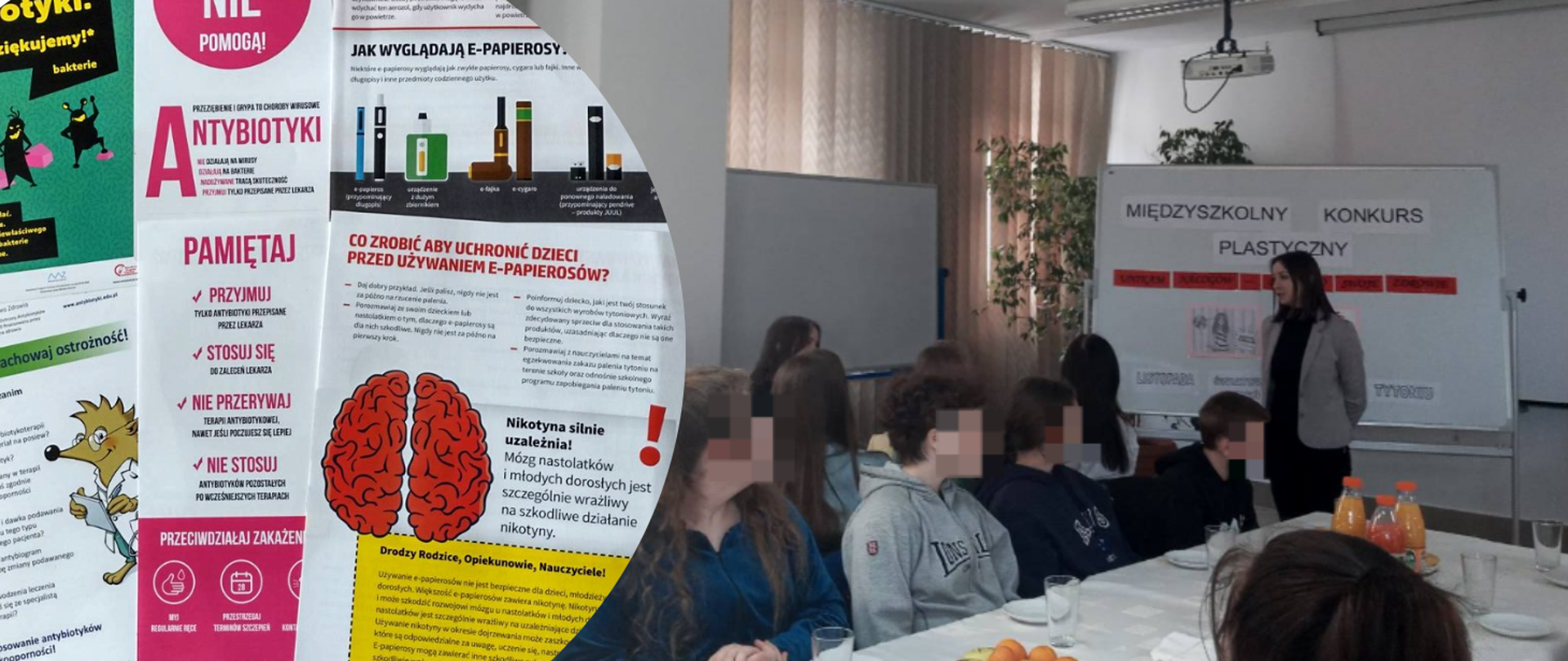 O antybiotykach i zapobieganiu uzależnieniom w Zespole Szkół w Jabłonowie Pomorskim