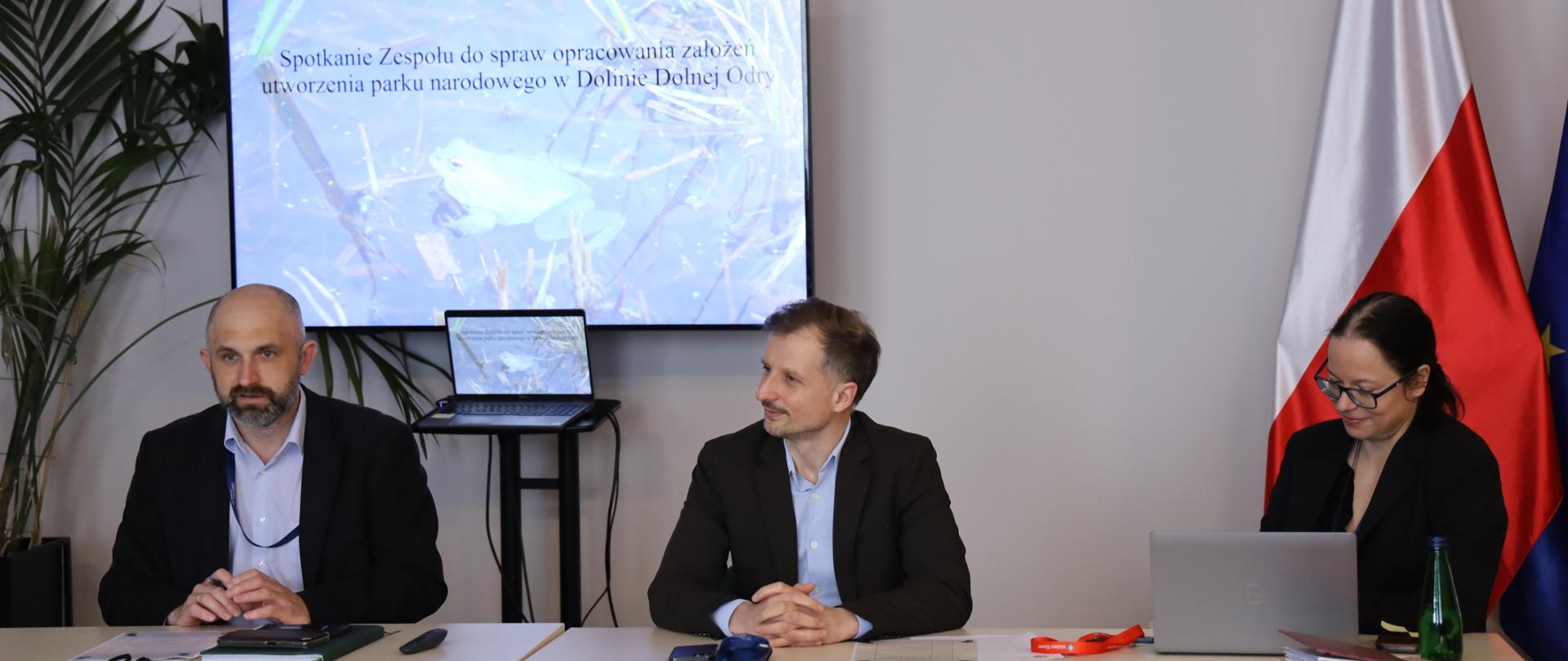 Pierwsze spotkanie Zespołu do spraw opracowania założeń utworzenia parku narodowego w Dolinie Dolnej Odry 