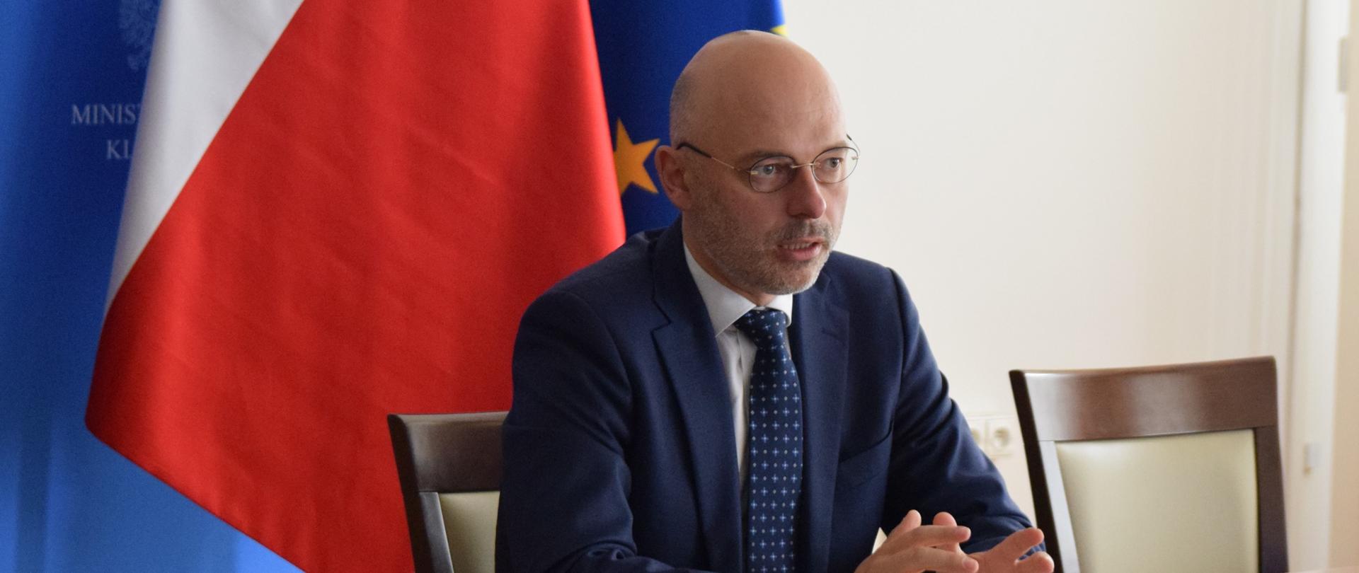 Minister Kurtyka podczas panelu World Nuclear Association