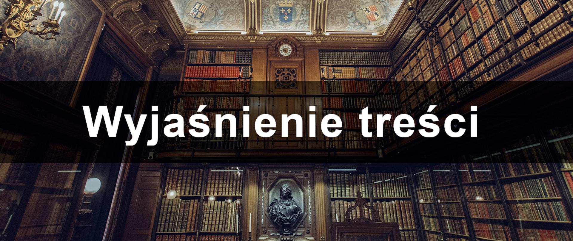 Baner wyjaśnienie treści
