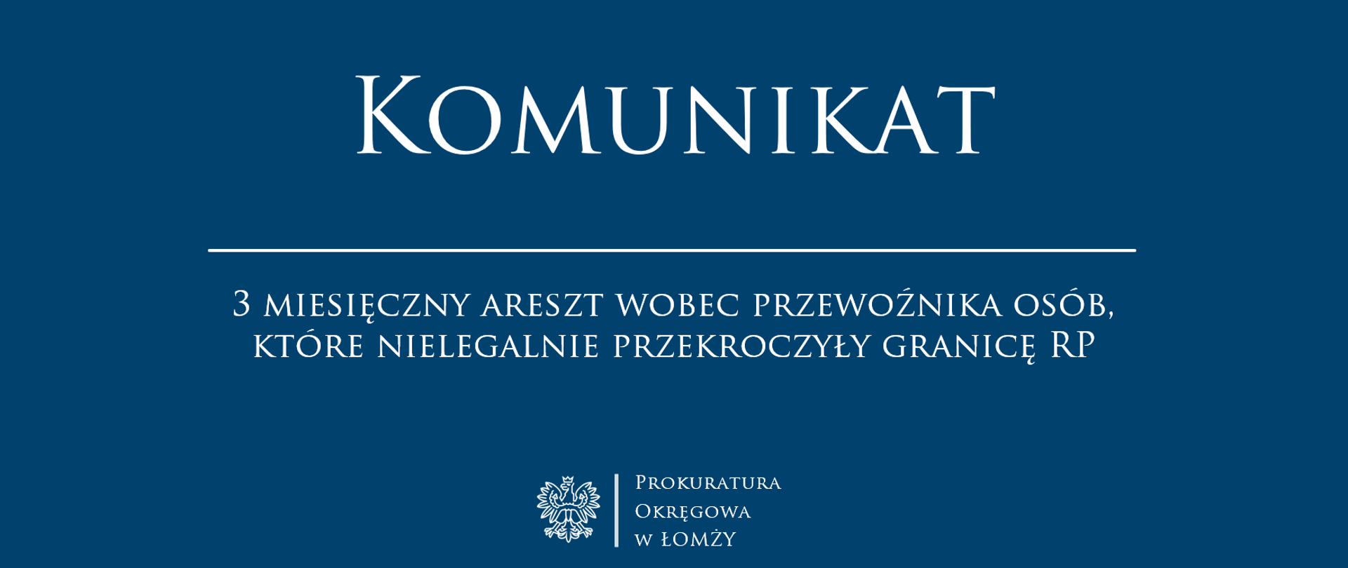 3 miesięczny areszt wobec przewoźnika osób, które nielegalnie przekroczyły granicę RP