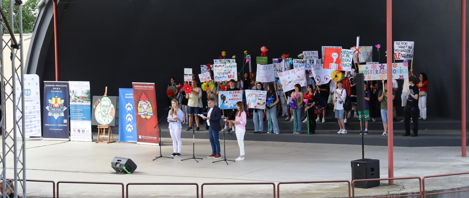 Rozpoczęcie akcji edukacyjnej "EKOsfera 2025", przywitanie gości.