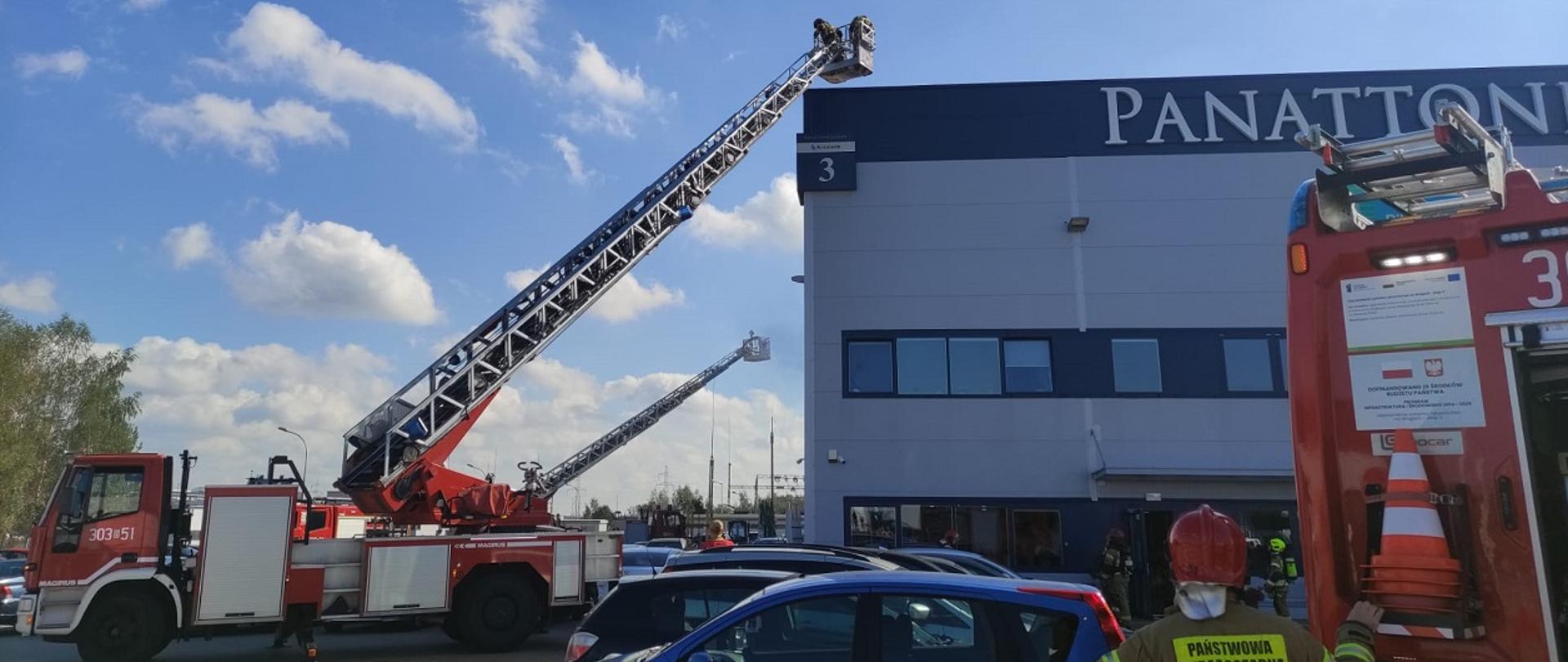 Strażacy podczas ćwiczeń