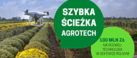 Grafika - pole i napis Szybka Ścieżka „Agrotech”