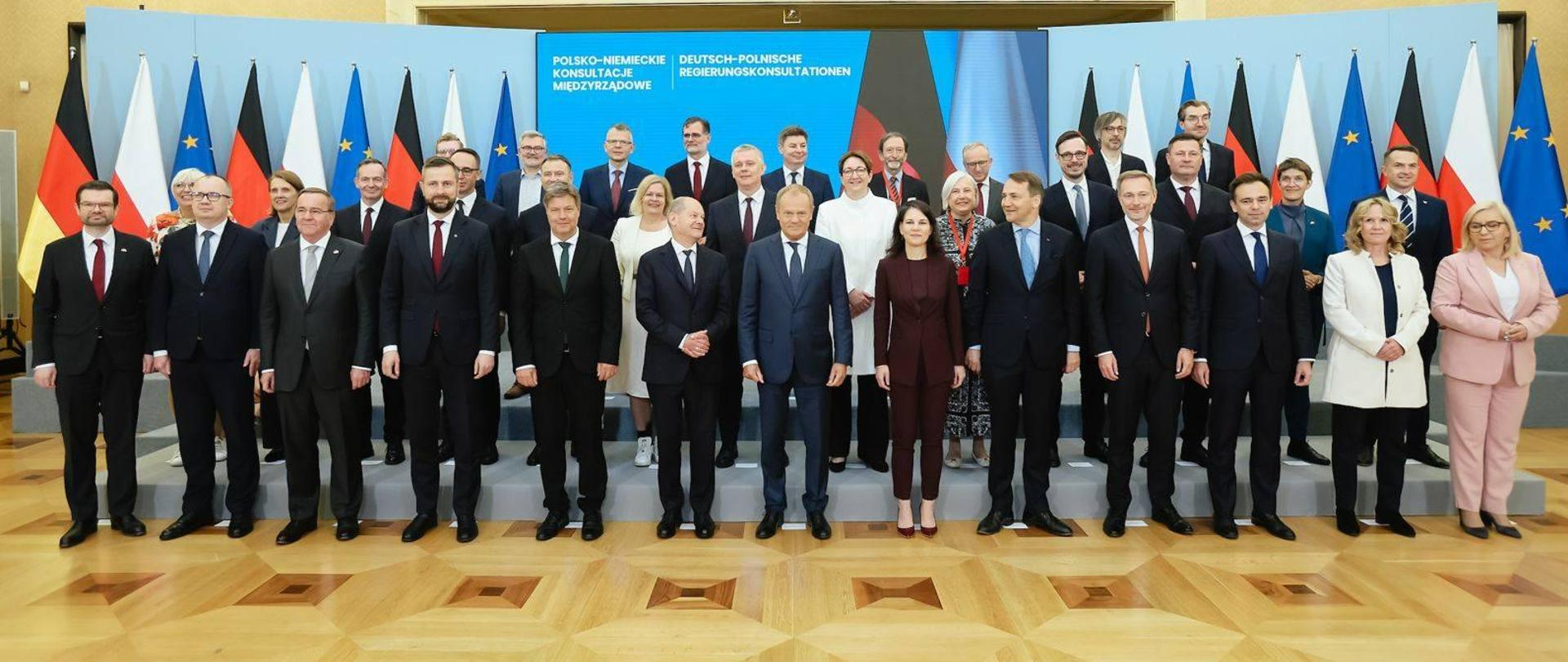 Family photo podczas polsko-niemieckich konsultacji międzyrządowych