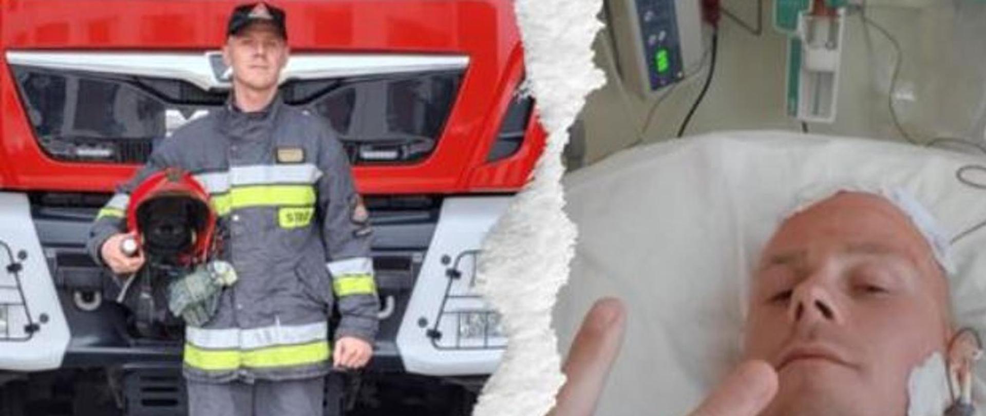 Zbiórka pieniędzy na leczenie mł. ogn. Pawła Szulca