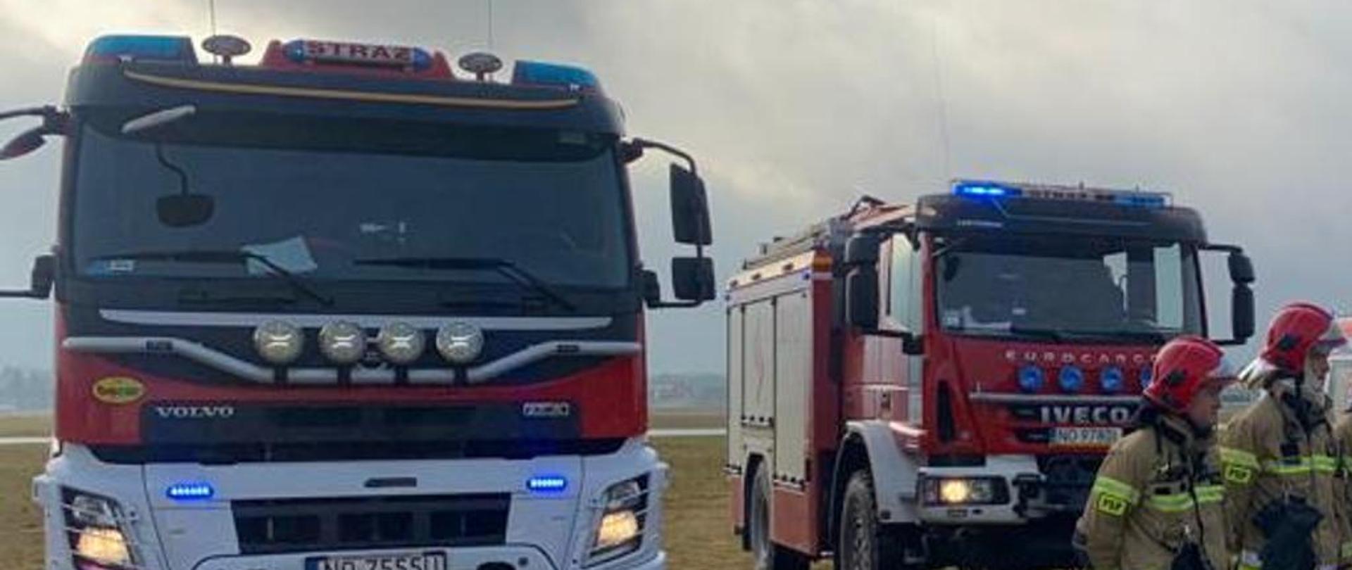 Pożar na Lotnisku Olsztyn - Dajtki