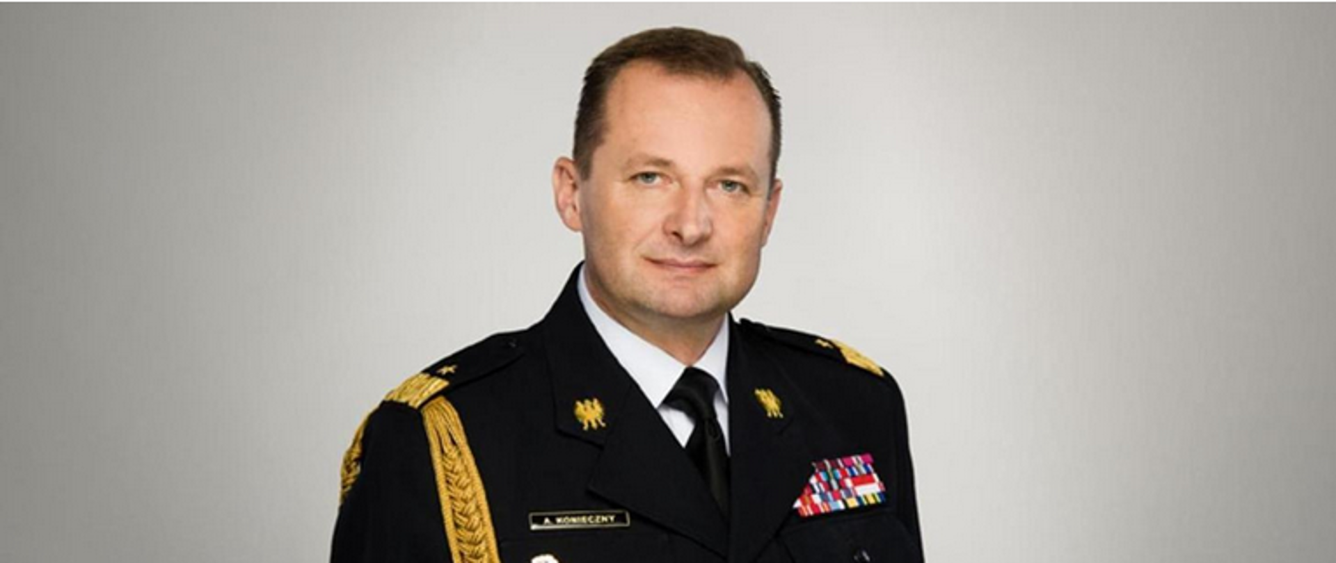 Zdjęcie przedstawia zastępcę Komendanta Głównego PSP