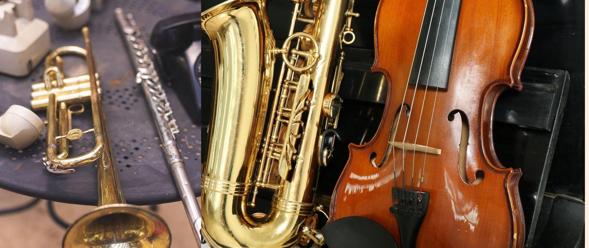 Zdjęcia instrumentów.