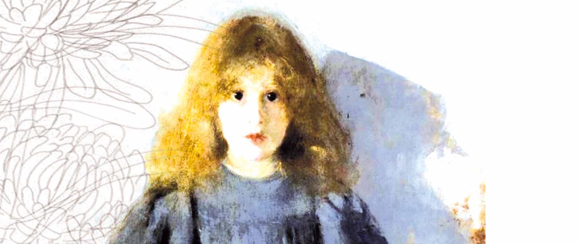 Informacje o konkursie na tle obrazu Olgi Boznańskiej.