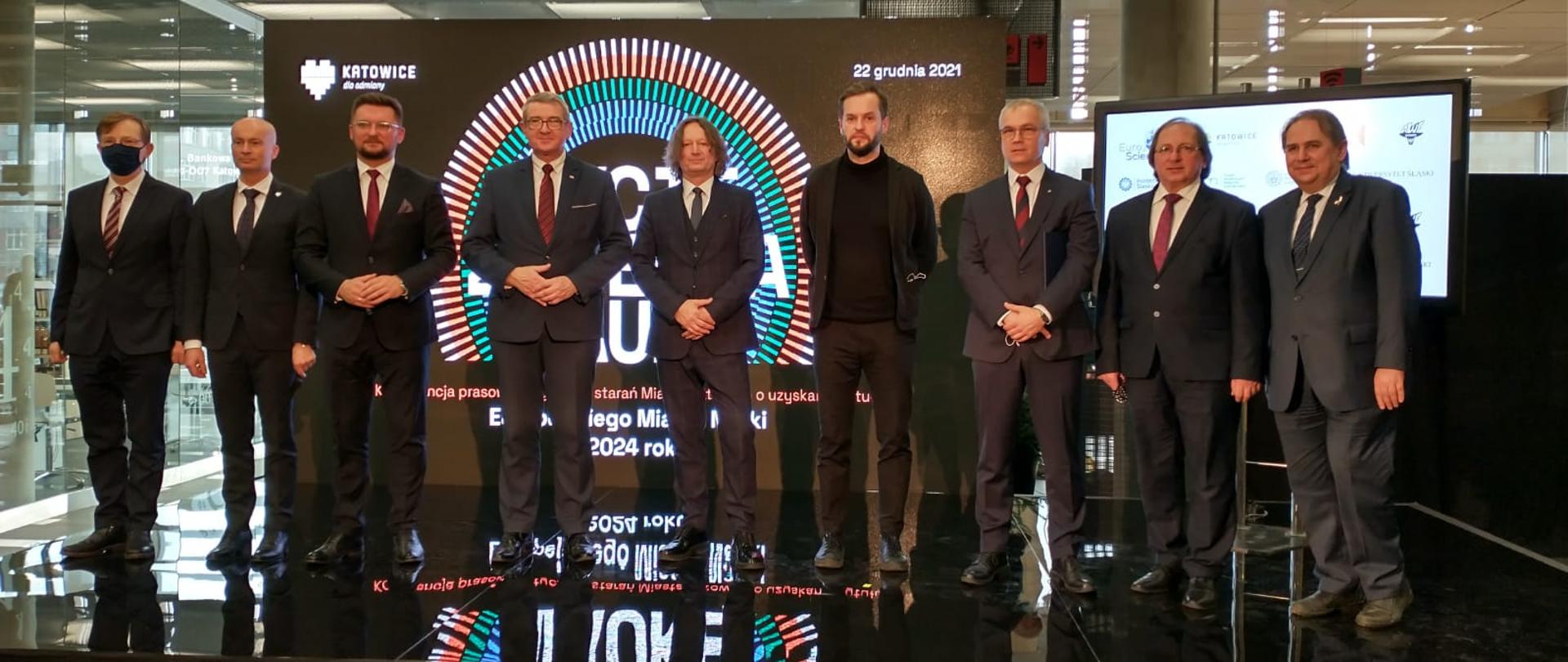 Katowice Europejskim Miastem Nauki w 2024 roku – na zdjęciu widoczni prelegenci konferencji