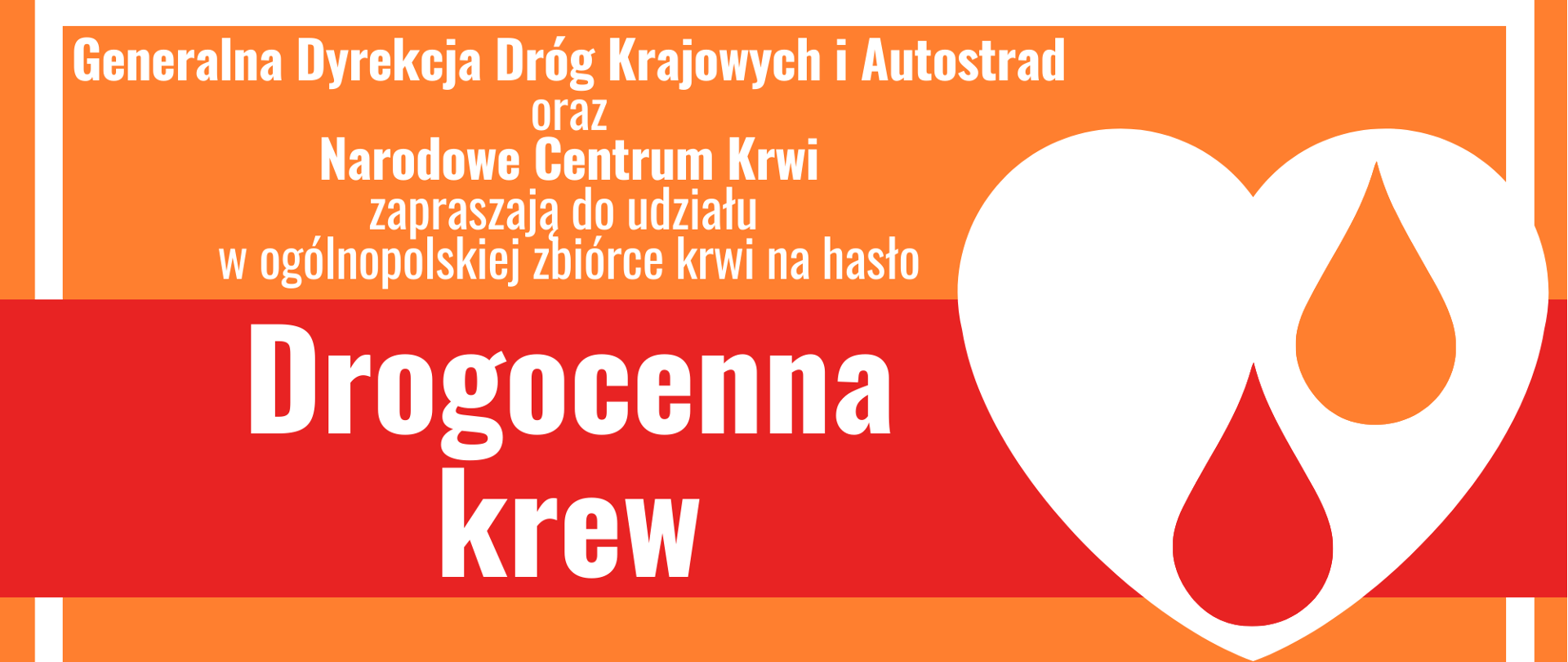 Ulotka z hasłem "Drogocenna Krew"