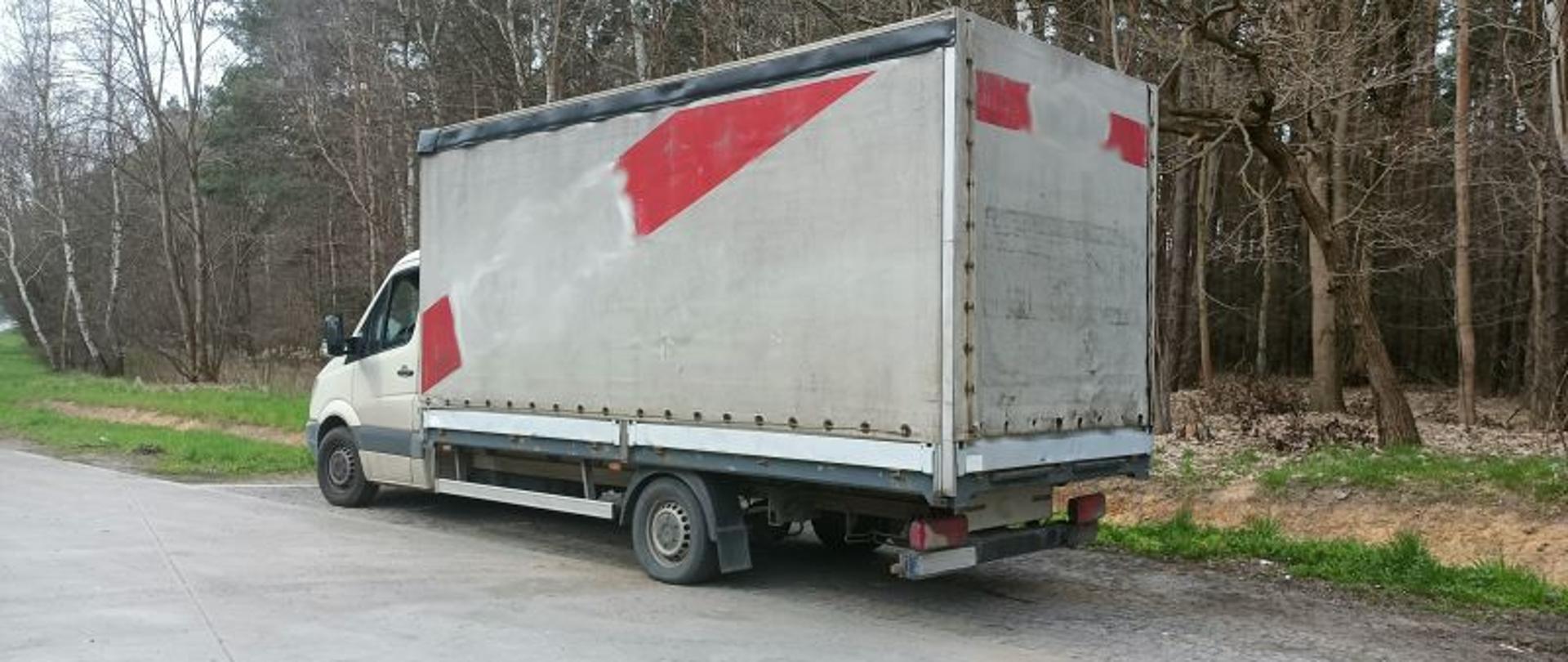 Widok kontrowanego pojazdu