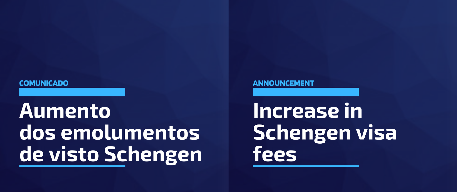 Opłaty wizowe Schengen PT EN