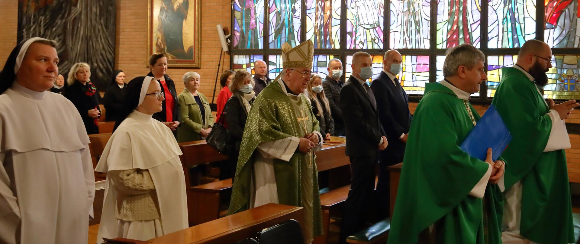7.11.2021 Rzym. Dom Polski Jana Pawla II na Via Cassia 1200. Msza swieta celebrowana przez kard. Stanislawa Rylko z okazji 40. rocznicy poswiecenia Domu Polskiego przez Jana Pawla II. 