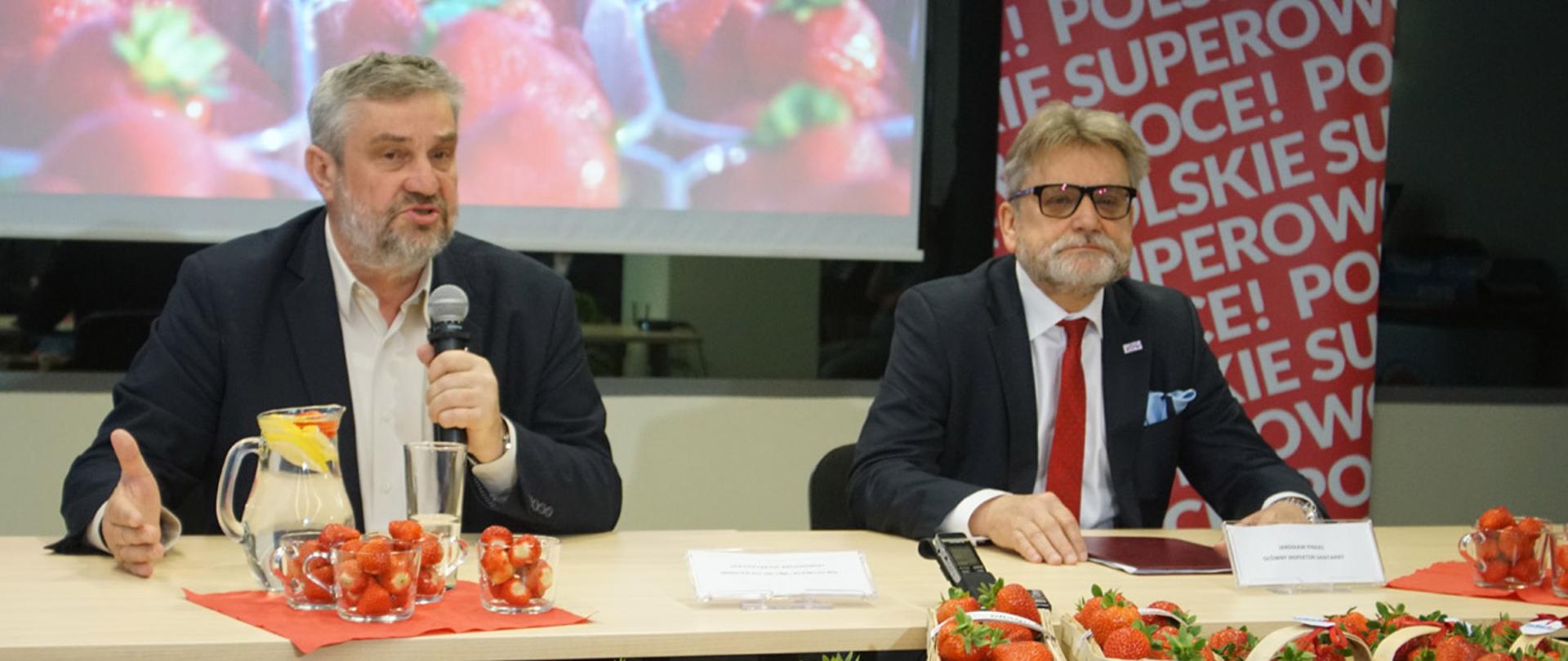 Minister Ardanowski i Główny Inspektor Sanitarny