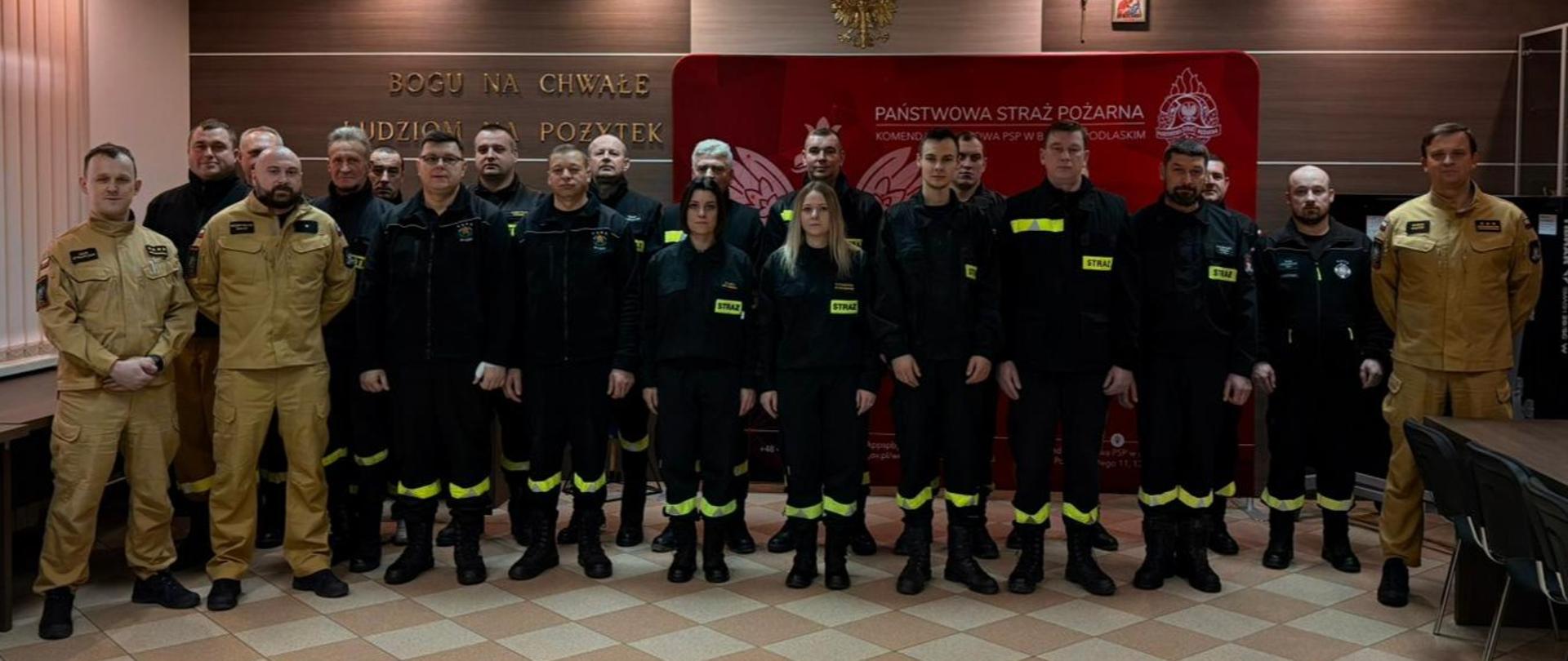 Szkolenie naczelników OSP - KP PSP Bielsk Podlaski, 14.12.2025r.