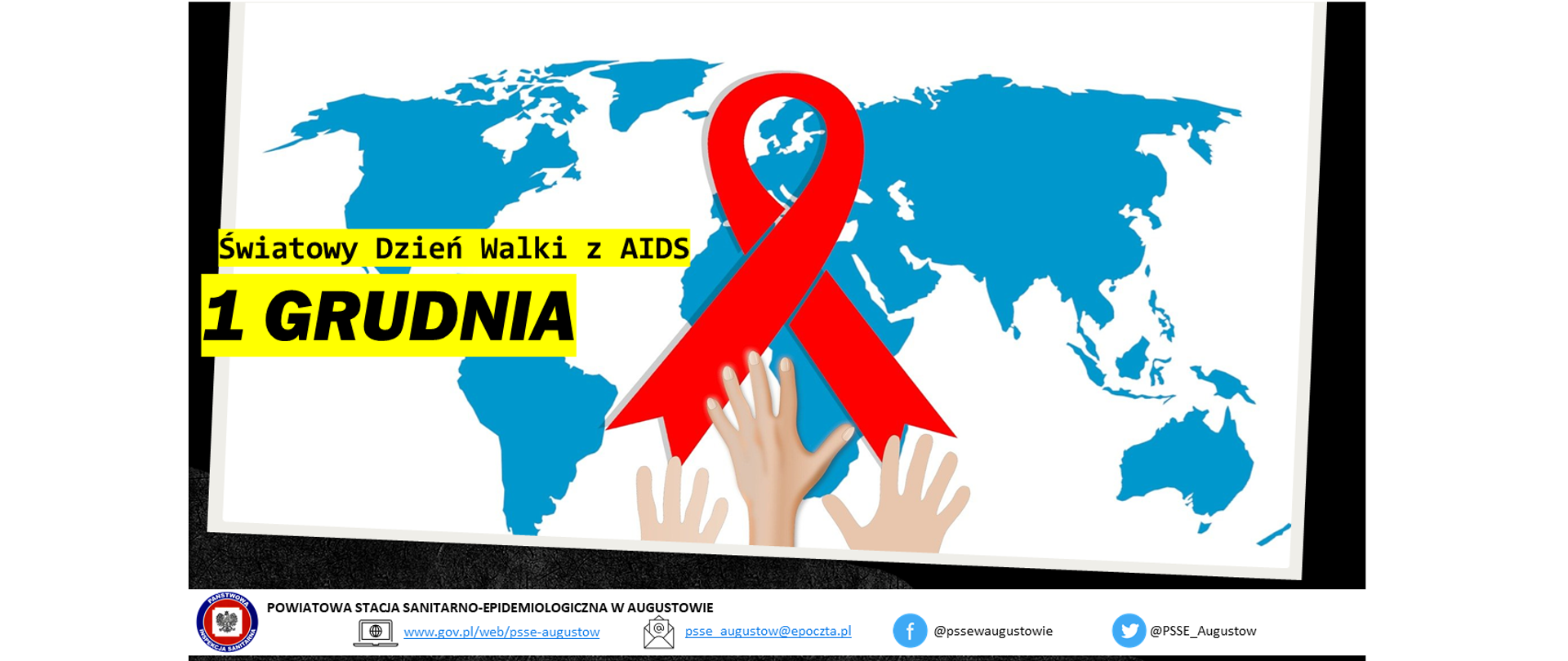 1 GRUDNIA – Światowy Dzień Walki z AIDS