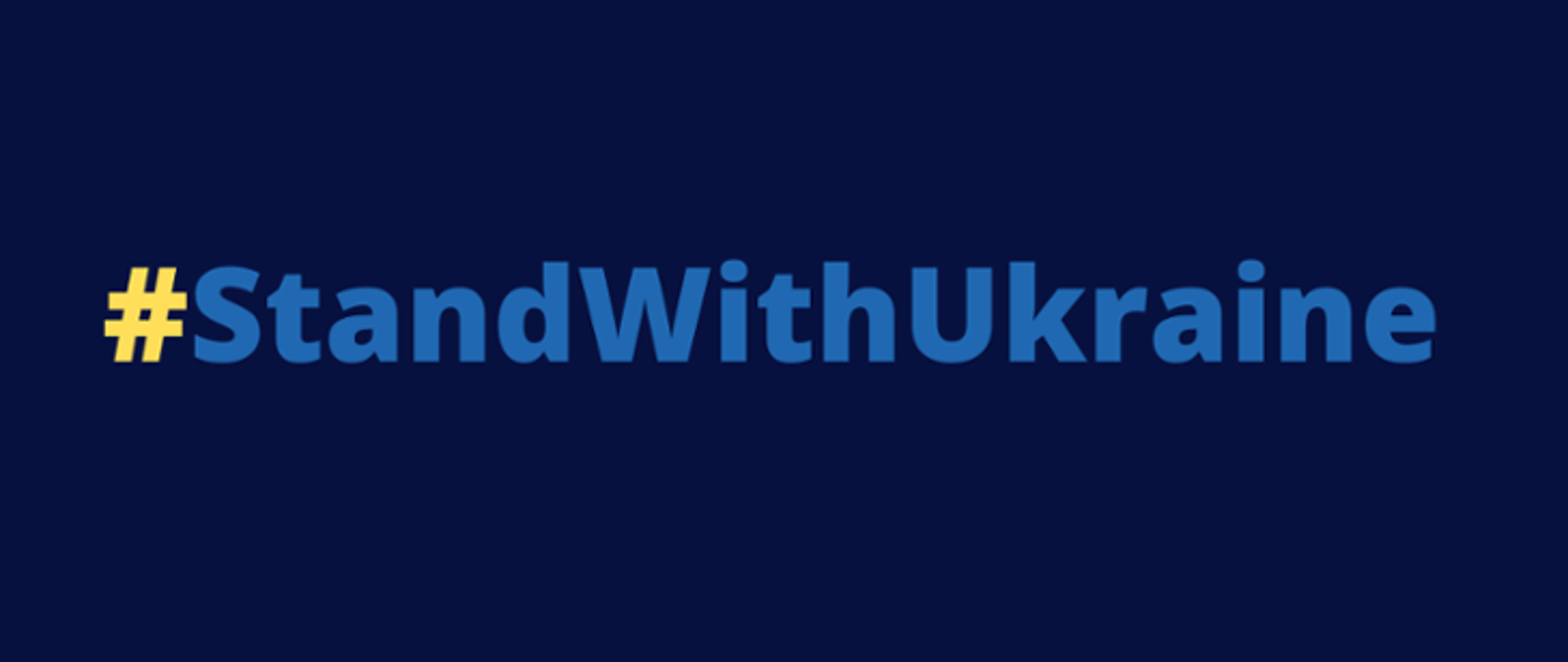 #StandWithUkraine